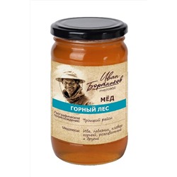 Мёд "Бортников" Горный лес, ст.банка 500г ЭКОПРОДУКТЫ, 1183922