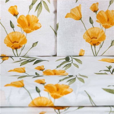 Постельное бельё евро «Этель» Maquis, бязь