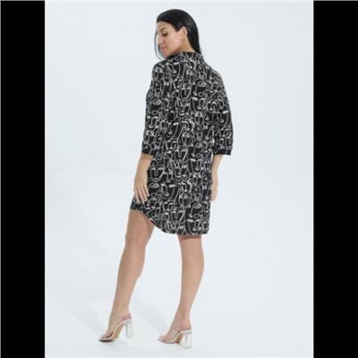 Туника Тэффи (Графика черный)