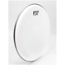 Пластик для барабана Music Life 14 дюймов, белый