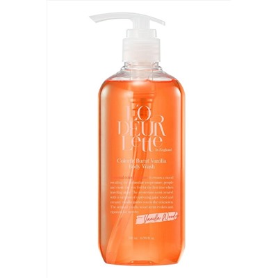 LODEURLETTE Парфюмированный гель для душа c ароматом шафрана, имбиря и ванили / In England Body Wash Colorfit Burnt Vanilla, 500 мл KRISTALLER, 1110726