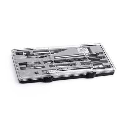 Набор чертежный из 11-и предметов, футляр