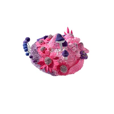 Легкий пластилин "Глюкосад": малый розовый набор