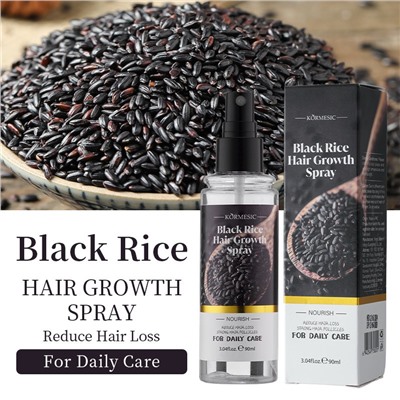 Спрей для роста волос с Черным Рисом, экстрактом Горца и Пептидами Kormesic, 90 мл.