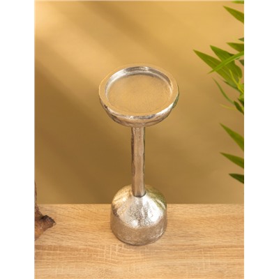 Подсвечник для свечи 9 см «Грэй», 39 см, металл, золото