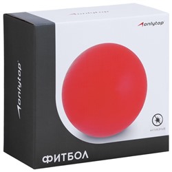 Фитбол ONLYTOP, d=55 см, 800 г, антивзрыв, цвет зелёный
