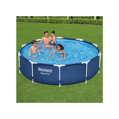 Бассейн каркасный Bestway Steel Pro 56679, 305×76 см, фильтр-насос, круглый