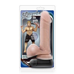 Телесный вибратор THE GOALIE 8INCH DILDO  - 20,3 см.