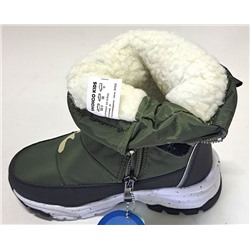 65-0135A хаки Сапоги зима для мальчиков (31-36)/12