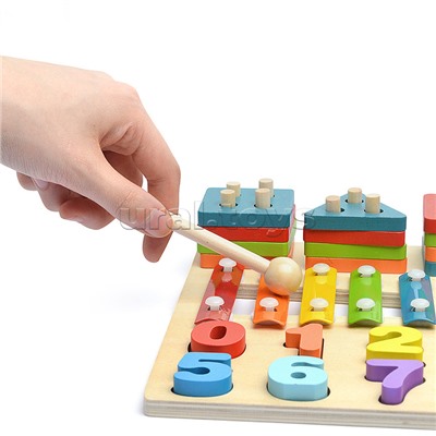 Игра развивающая 4 в 1 "Обучайся"