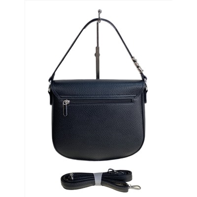 Женская сумка из искусственной кожи, цвет черный