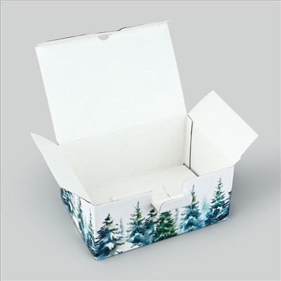 Коробка подарочная новогодняя складная «С Новым годом», 22×15×10 см