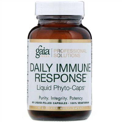 Gaia Herbs Professional Solutions, Средство для укрепления иммунитета, 60 капсул, заполненных жидкостью