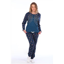 Женский домашний костюм с брюками и кофтой 146