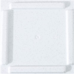 Кашпо со вставкой «Стиль», 1,5 л, цвет мрамор