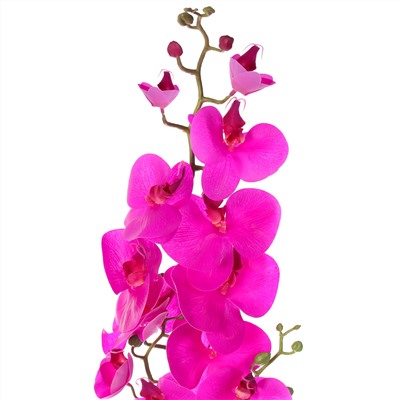 Цветок искусственный Орхидея 120 см 9 цветков / 149NA-26 /уп 15/150/ (фуксия в крапинку )
