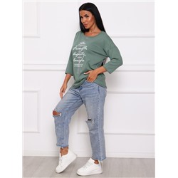 Флавия - футболка хаки