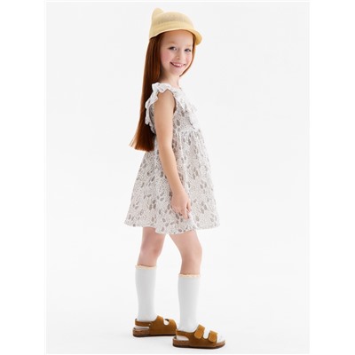 Платье для девочки MINAKU, белое, рост 116 см