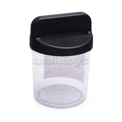 Скрепочница магнитная, без скрепок, прозрачная