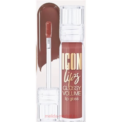 LUXVISAGE Блеск для губ с эффектом обьема Icon Lips Gloss volume тон 510 Rosewood