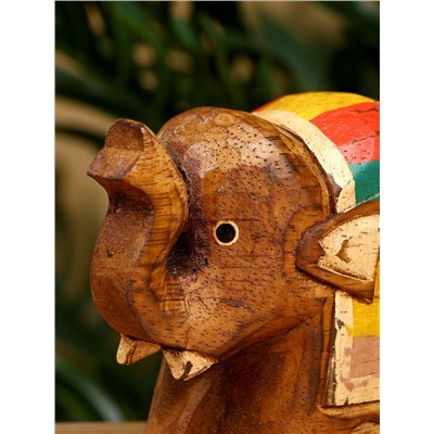 Сувенир «Слонёнок», 11×5×9 см, дерево, бежевый