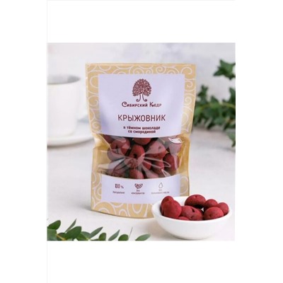 Крыжовник в тёмном шоколаде с смородиной крафт 60г ЭКОПРОДУКТЫ, 1183508