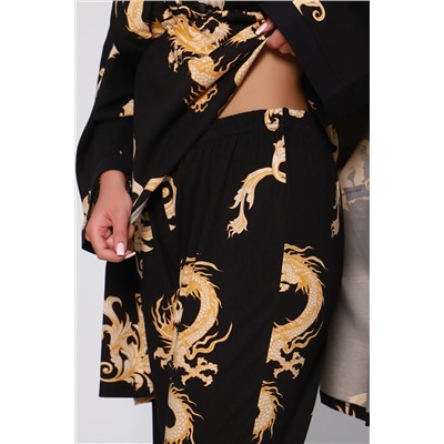 Пеньюар тройка Драконы 929