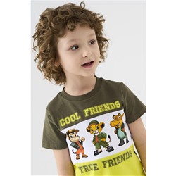 Комплект трикотажный для мальчиков: фуфайка (футболка), шорты PLAYTODAY, 1239804