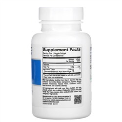 Lake Avenue Nutrition, ДГК из морских водорослей, растительные омега, 200 мг, 60 растительных капсул