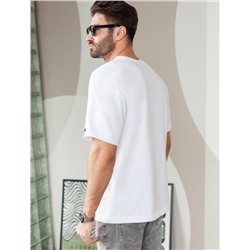 Свободная футболка  с авторским принтом