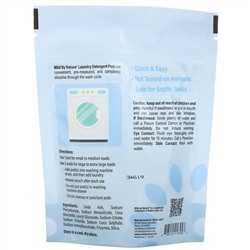 Mild By Nature, Капсулы со стиральным порошком, без запаха, 10 загрузок, 177 г (0,39 унции)