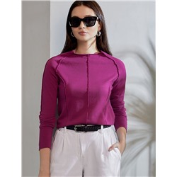 Джемпер тонкой вязки из хлопка с нейлоном