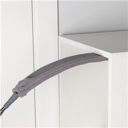 Щётка для пыли, плоская насадка 40×7.5 см, пушистая насадка 41×13 см, телескопическая ручка 230 см