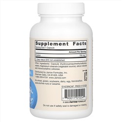 Jarrow Formulas, инозитол, 750 мг, 100 вегетарианских капсул