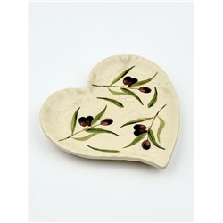 Тарелка керамическая плоская «Винтаж», 19×18 см, Dolce Ceramo