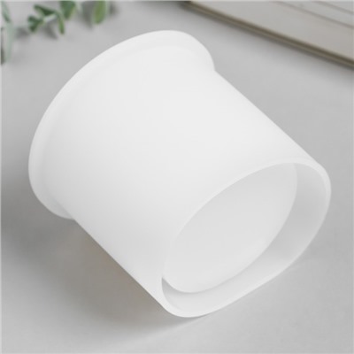 Молд силиконовый «Подсвечник цилиндр» 10×10×8.7 см