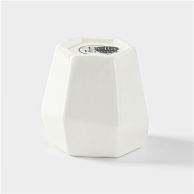 Набор для специй на деревянной подставке BellaTenero, 4 предмета: солонка 75 мл, перечница 75 мл, салфетница, ёмкость для зубочисток, цвет белый