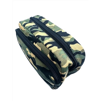 Sunflower Косметичка мужская дорожная 815, 2 отделения, камуфляж 22414