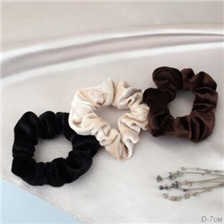 Резинка для волос велюр / 704 /уп 300/ (Бежевый)