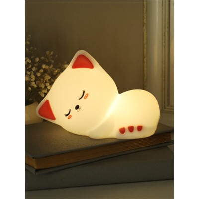 Светильник настольный 16,5х11,5 см Котик / CW182609-1 /уп 100/