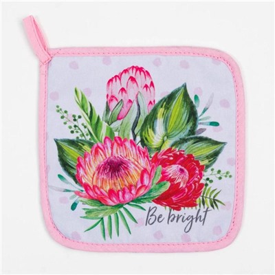 Набор кухонный Be bright варежка-прихватка 20×28 см, прихватка 17×17 см