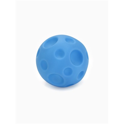 Игрушка пищащая "Мячик" для собак, 6,5 см, голубая