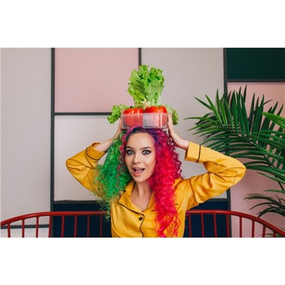 Набор контейнеров для хранения еды Доляна, прямоугольные, 3 шт. 150 мл, 500 мл, 1.2 л, пластик, зелёный