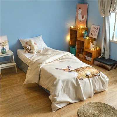 Постельное бельё 1.5-спальное «Этель. Олененок», бязь