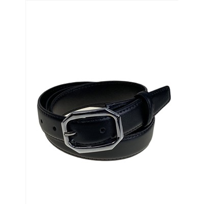 Ремень женский из искусственной кожи , цвет  черный