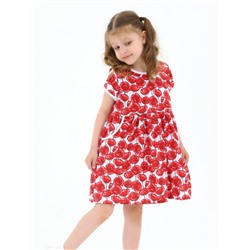 Платье Киска с карманами 33066 маки (Маки)