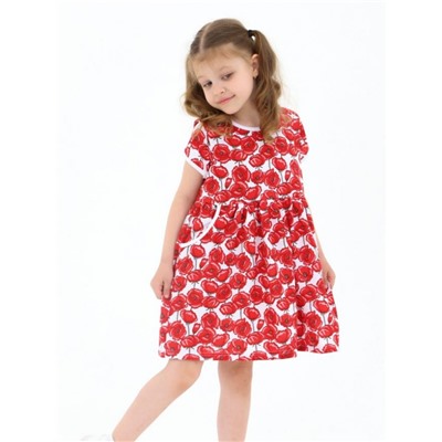 Платье Киска с карманами 33066 маки (Маки)