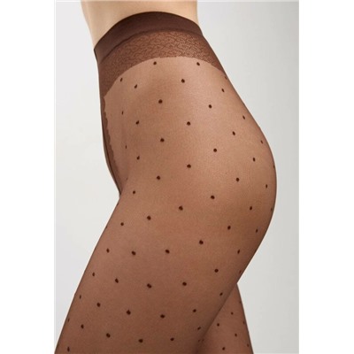 Фантазийные CONTE DOTS Колготки женские в горошек