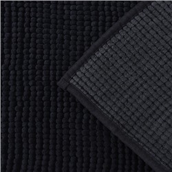 Коврик для дома LaDо́m, букли, плотность 1000 г, 50×80 см, графитовый