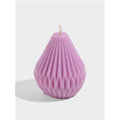 Свеча «Груша в ромбик», 6×6×8 см, соевый воск, МИКС